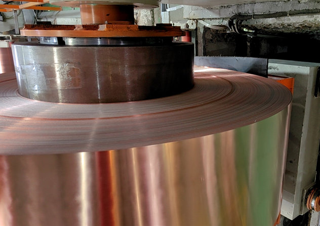 Copper-clad steel coil