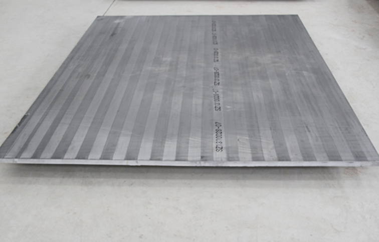 Titanium clad steel plate