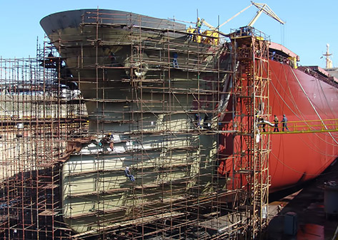 Ship Building And Drilling Platform