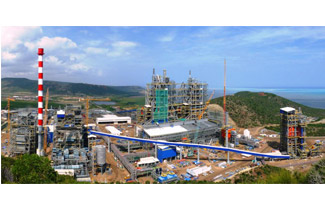 Indonesia's newly opened Pt ATS nickel smelter has an annual output of 144000 tons